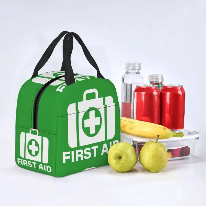 Borsa da pranzo isolata per medicina di emergenza di pronto soccorso per medico infermiere borsa termica per il pranzo borsa da donna per