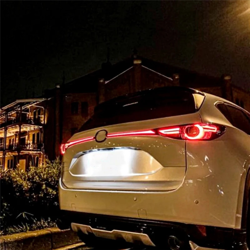 المصد الخلفي الجذع الذيل ضوء لمازدا ل CX-5 CX5 2017-2021 LED الضباب مصباح الفرامل بدوره مصباح إشارة #2