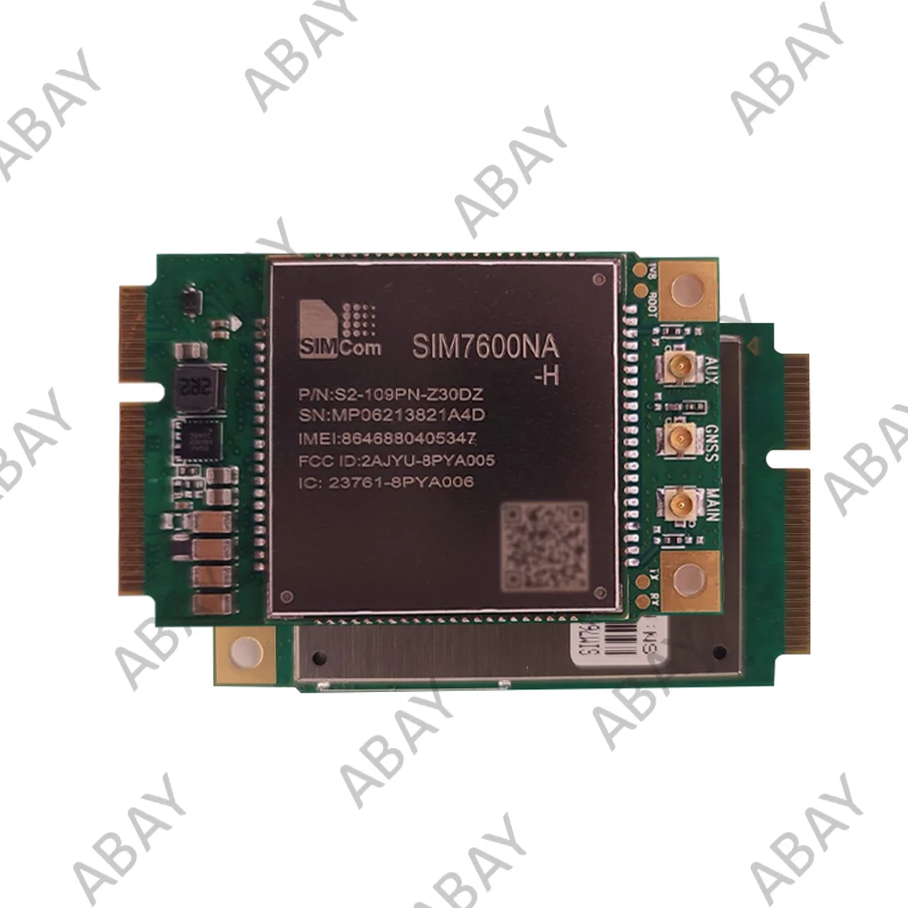 SIMCOM SIM7600NA-H at & t/Verizon 인증을받은 미니 PCIe 4G 멀티 밴드 LTE 모듈 CAT4 B2/B4/B5/B12/B13/B14/B25/B26/B66/B71