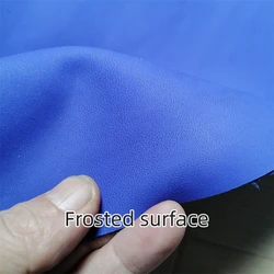 1.5mm Thick Blue Frosted Cowhide. First Layer Leather. Real Leather Fabric. Handmade DIY For Shoes. Wallet. Full-Sheet Cutting