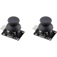 2pcs Game Joystick Sensor Game Controller Sensor JoyStick Breakout Module for Arduino PS2 Raspberry Pi