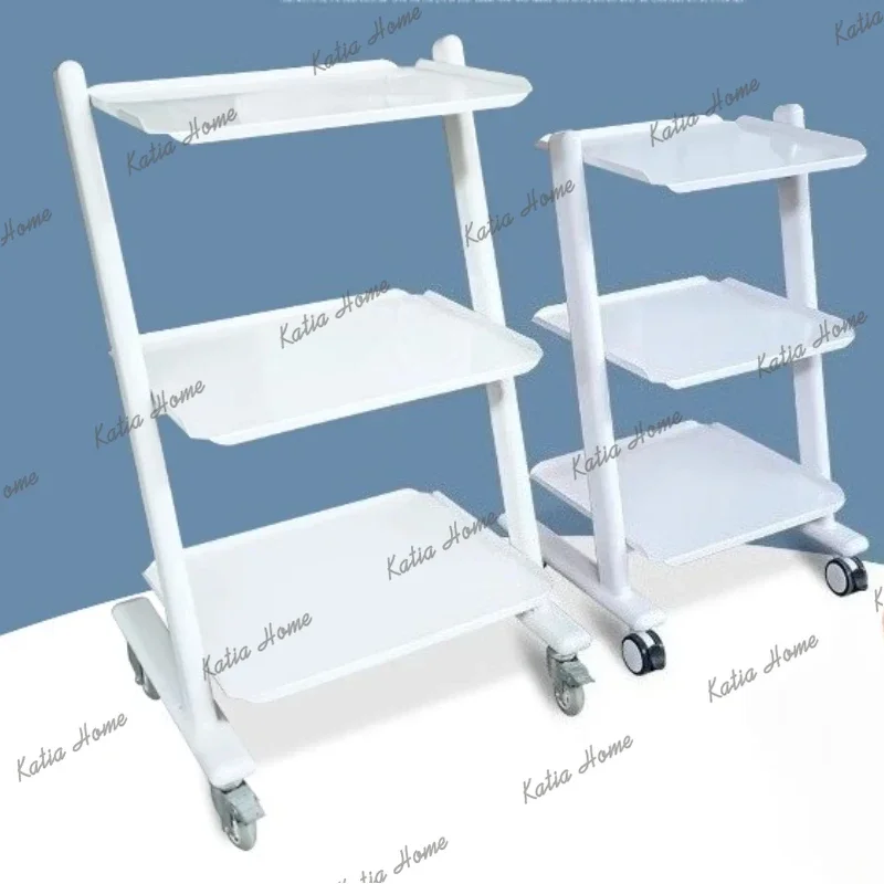Dental Clinic Utility Cart Salon Trolley Cleaning Barber Equipment Lash Salon Trolley Hairdressing Metal Furniture Carritos Lstc
