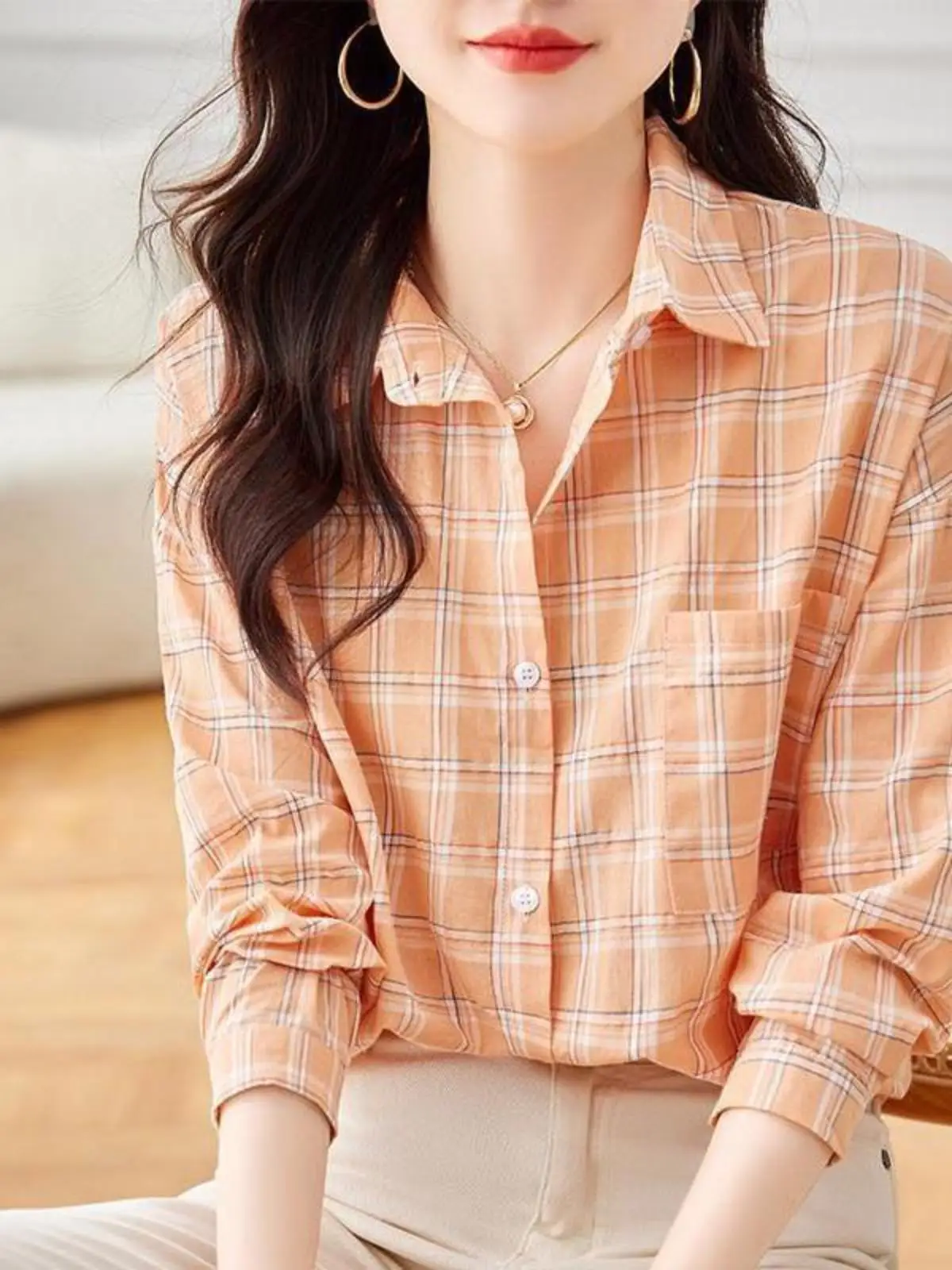 women's-plaid-long-sve-irt-spring-autumn-new-sle-casual-loose-cotton-blend-spring-summer-faion-top-ear-cover