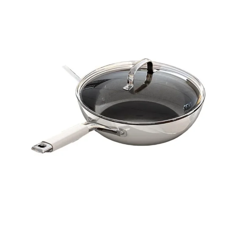 

Ceramic uncoated, non-stick pan, household wok, induction cooker, gas stove