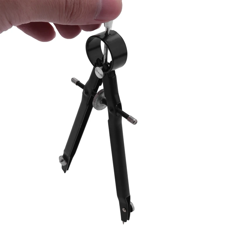 بوصلة احترافية ABXH مع قفل، بوصلة للهندسة، بوصلة قوس زنبركية 6 بوصة، بوصلة دقيقة للرياضيات، بوصلة صياغة، C