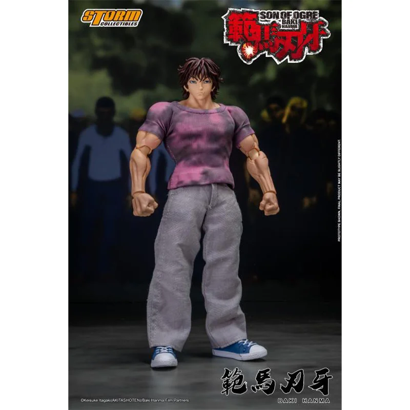 100 % Original Storm Toys Baki Hanma Son of Ogre Baki Hanma BBTS Exklusives Maßstab 1:12, auf Lager, Anime-Actionfiguren, Modellspielzeug