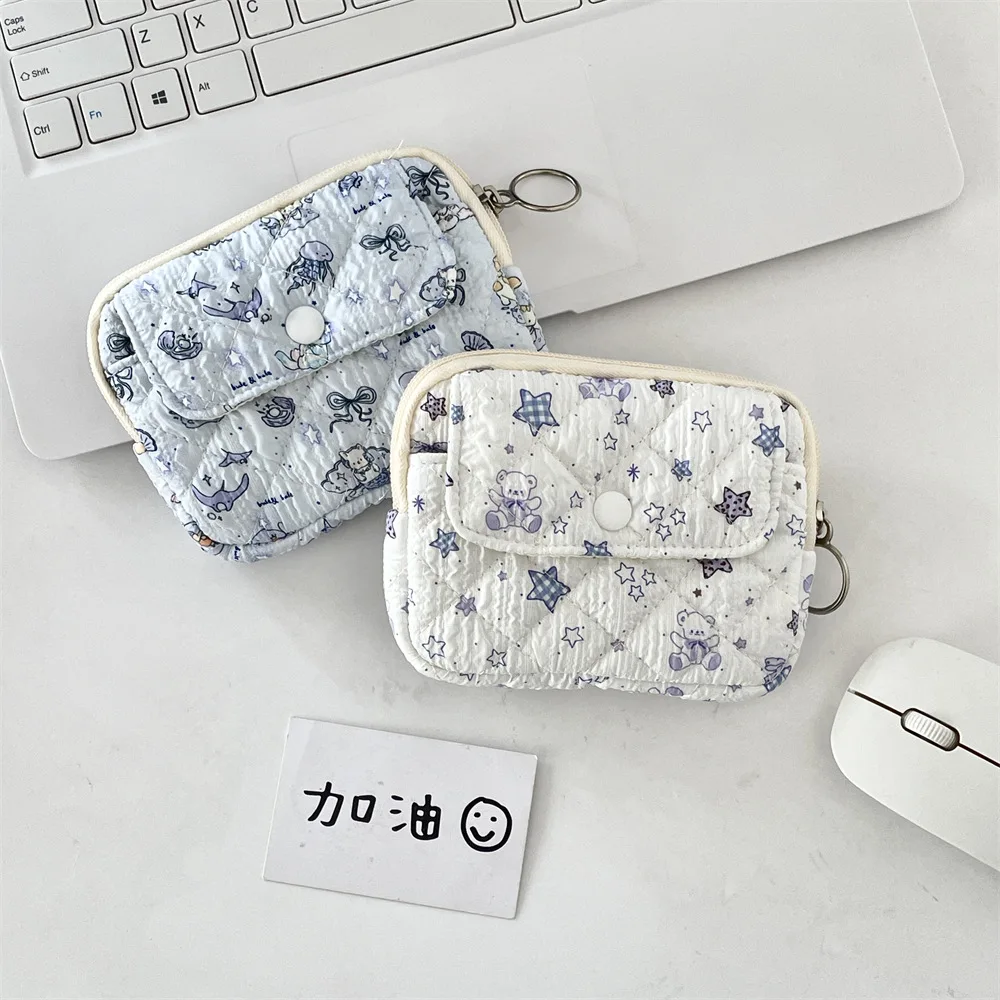 

Cute Cartoon Small Travel Cosmetic Lipstick Earphone Card Portable Storage Bag Purse Women Gift Pouch In Make up Bags Organizer