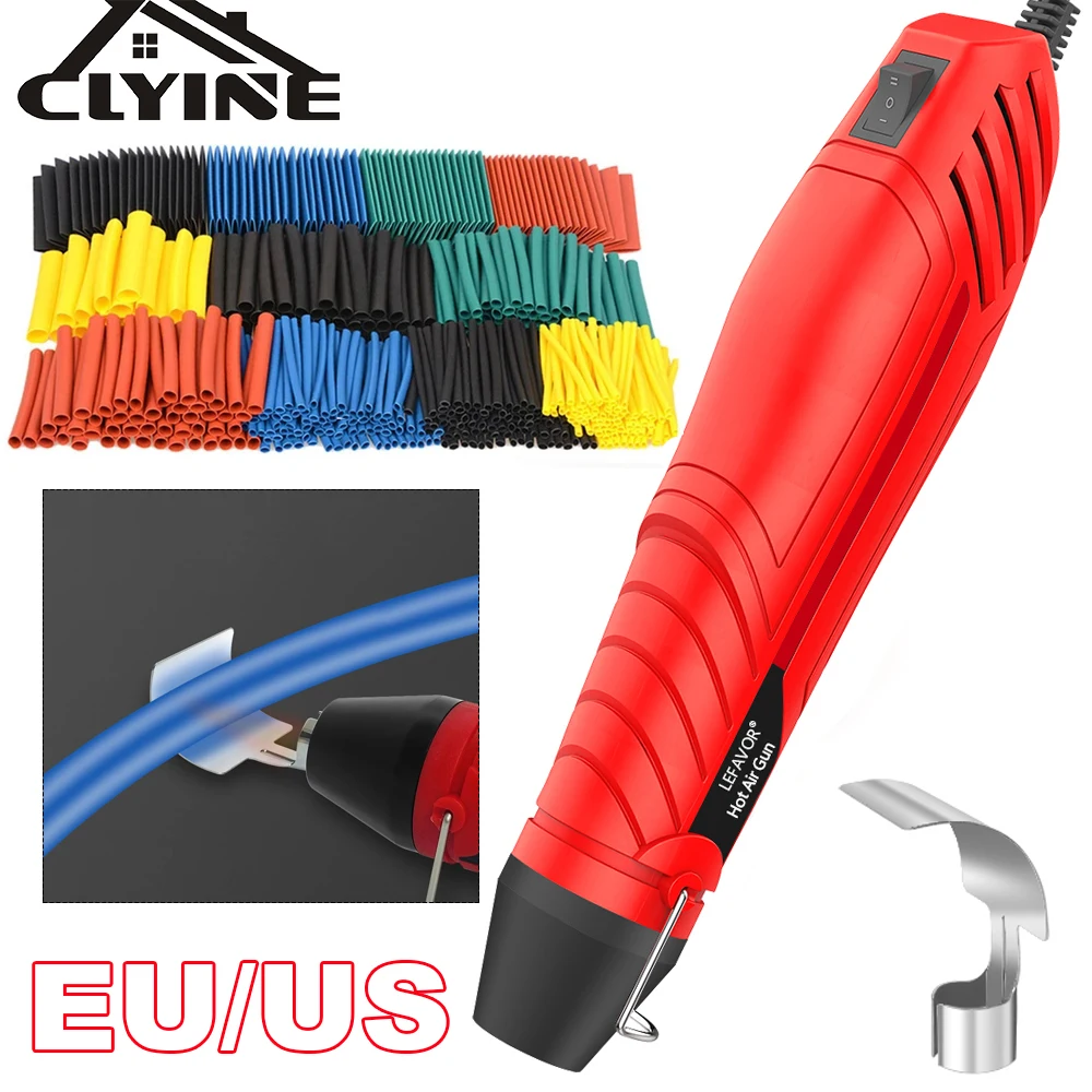 

300W Hot Air Heat Gun Electric Power Temperature Blower Thermoresistant Tube Heat Shrink Wrapping Shrink Tube With Hot Air Guns