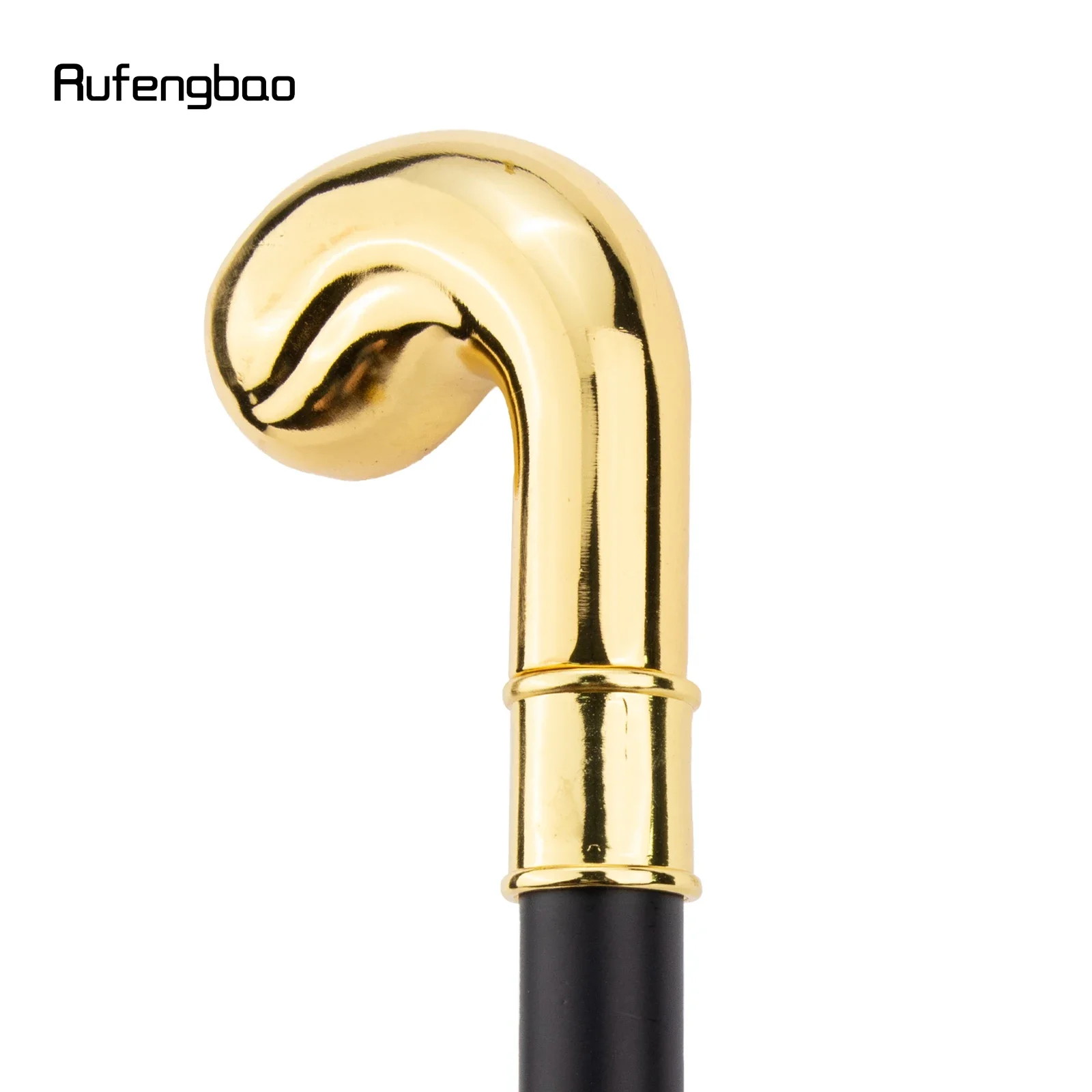 Gouden Hanger Mode Wandelstok Riet Elegante Mode Riet Cosplay Legering Crosier Vintage Stok 94cm Prestaties Podium Riet