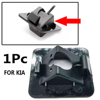 Car Rear View Camera Bracket Holder Plate Lights Mount Universal Vehicle Reverse Cam Back Up Holder ABS Black For Kia K3 K3S