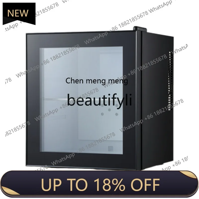 

Z189 Hotel Room Silent Refrigerator Office Bedroom Small Ice Bar Transparent Refrigerated Fresh-keeping Small Refrigerator