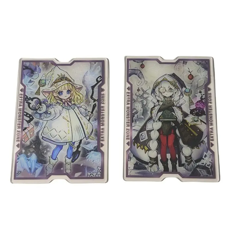 Etui na karty Yu-Gi-Oh Asteria of The White Woods Jakość Diy Skórzane figurki akcji Kolekcja gier Pudełko do przechowywania i przegroda