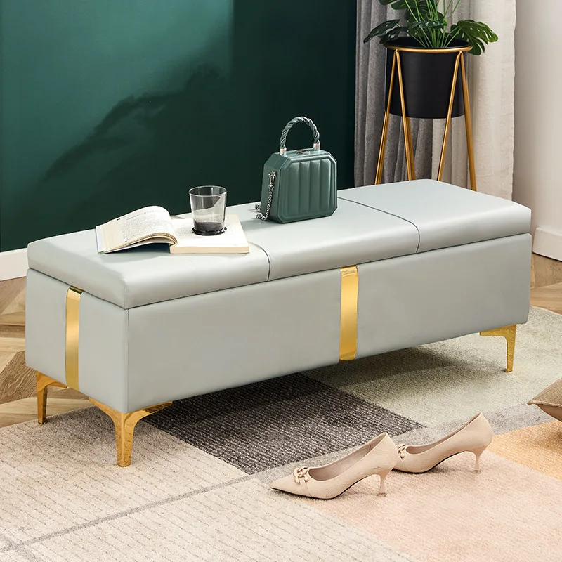 Shoe change stool Home door Shoe cabinet Cloakroom Sofa stool Clothing store Fitting room Storage Shoe change Rest stool
