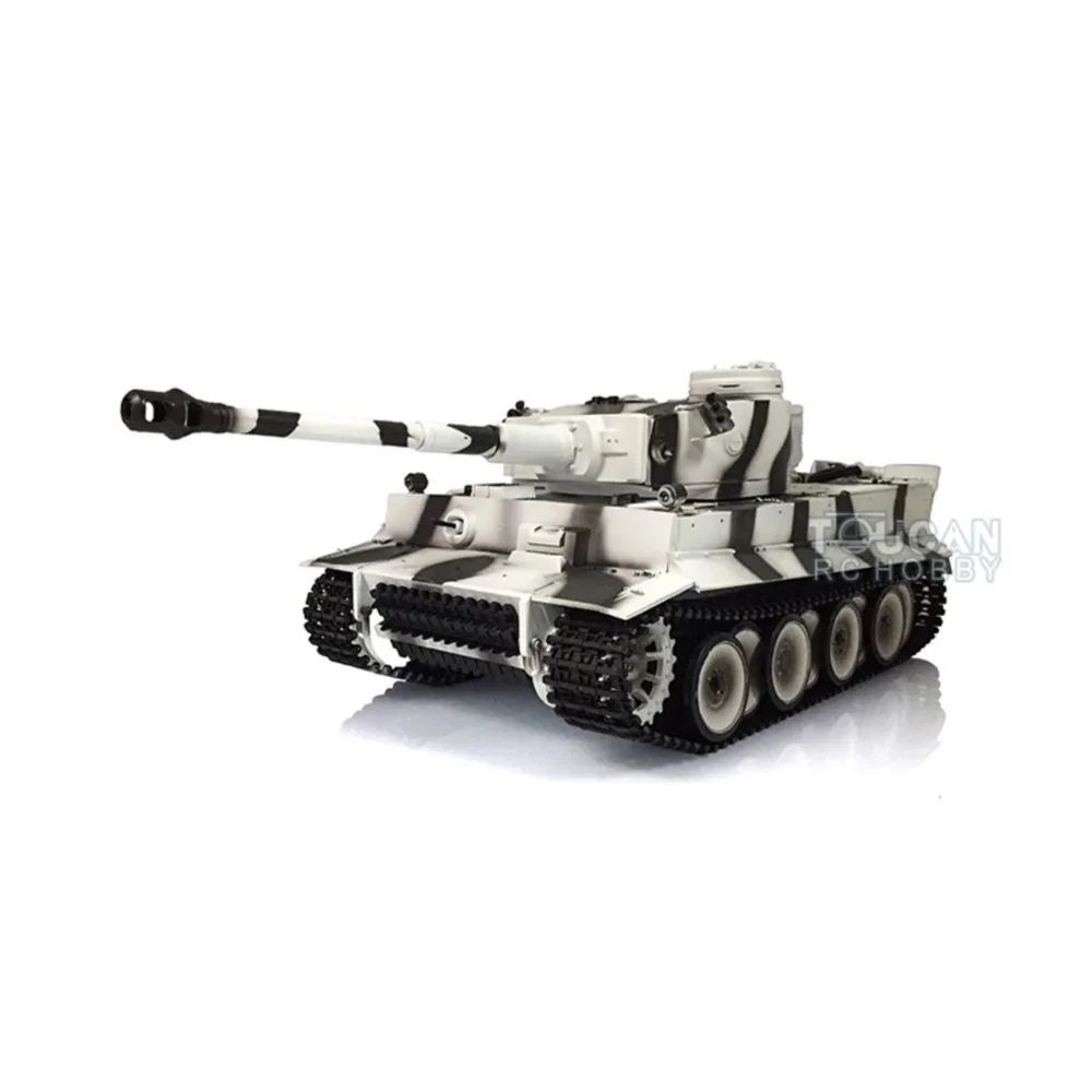 Henglong RC Tank 1/16 3818 7,0 plástico alemán Tiger I RTR RC tanque barril retroceso 2,4G tanque de Control remoto BB Pellets RC modelo de juguete