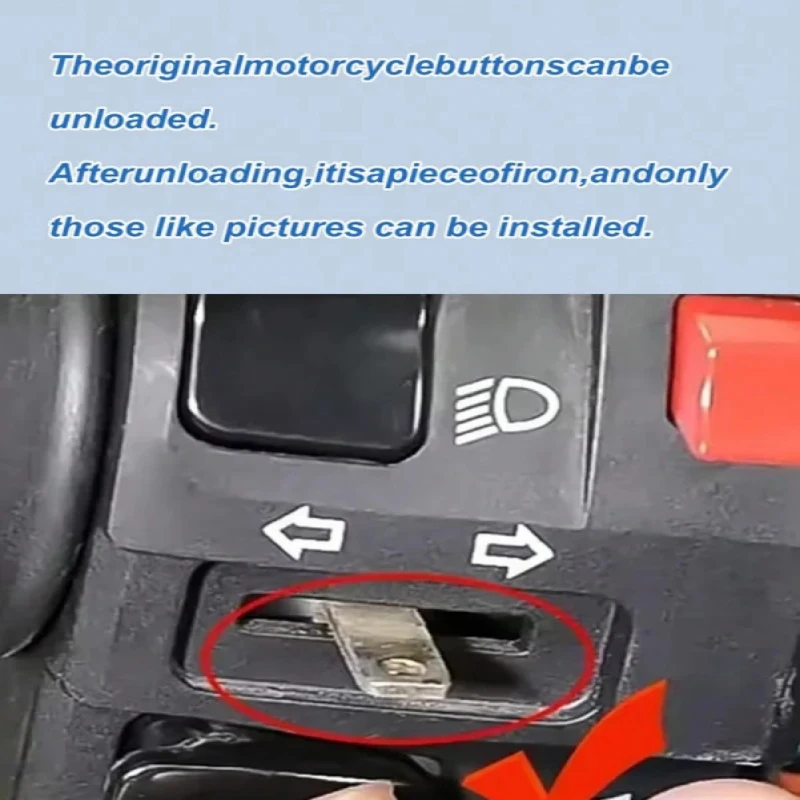 1-4Pcs Aluminum Motorcycle Switch Button Cover, Universal (Turn Signal/Headlight Key Cap), Aluminum Alloy Shell Decoration