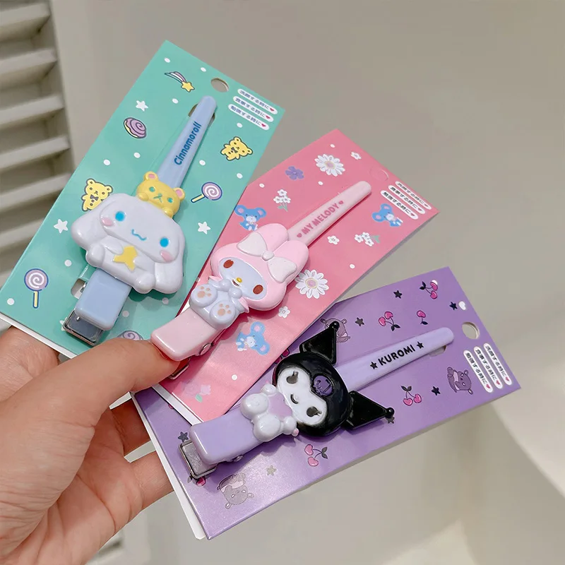 

Sanrio Hello Kitty Hairpin Headdress Cute Cartoon KT Cat Bangs Side Clip Sweet Girls Hair Clips Kits