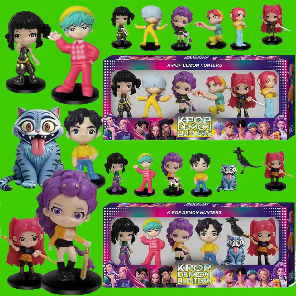 2026 جديد أنيمي KPop الشيطان هنتر دمية لعبة من الفينيل رومي ميرا زوي شخصية قناع الفينيل صندوق أعمى حلية لعبة هدية الكريسماس