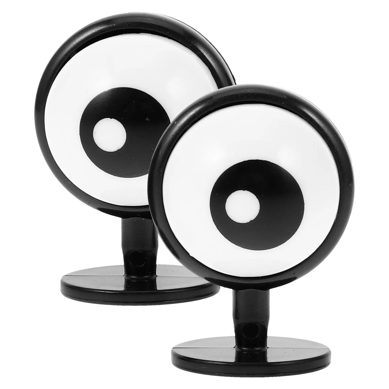 

Cute Horns 3D Eye Stickers for Motorcycle Helmets Weather Resistant Easy Apply Remove Decorative Accessories for Women