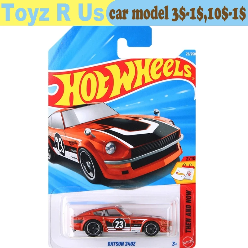 Coche Original Hot Wheels Datsun 240Z, Juguetes para niños 1/64, colección de modelos de aleación de Voiture fundido a presión, Juguetes, regalo de cumpleaños 2026C/C4982