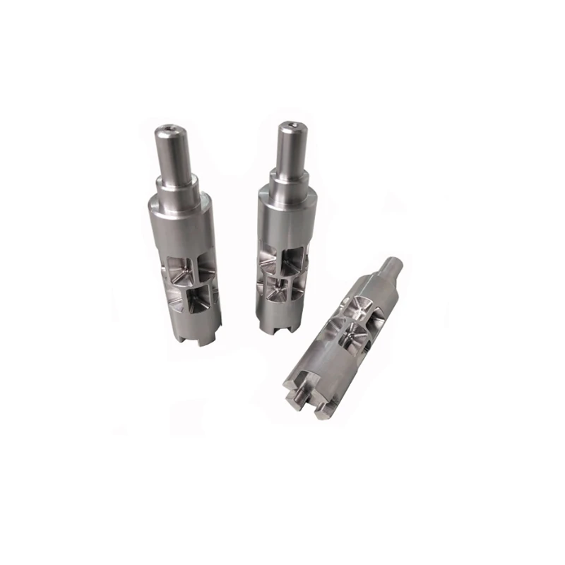 CNC machined stainless steel precision transmission stirring shaft assembly, dispersed shaft components, mixed shaft accessories