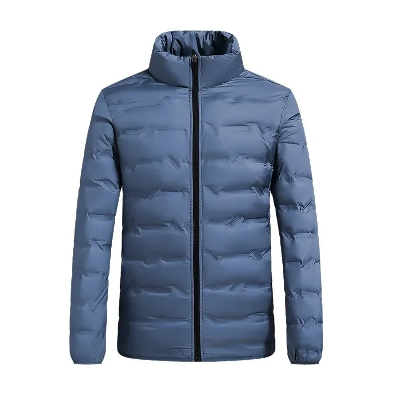 

High Quality New Self Heating Cotton Jacket for Men,light and Thin Design,stand Up Collar,casual Versatile Warm and Plush Coat