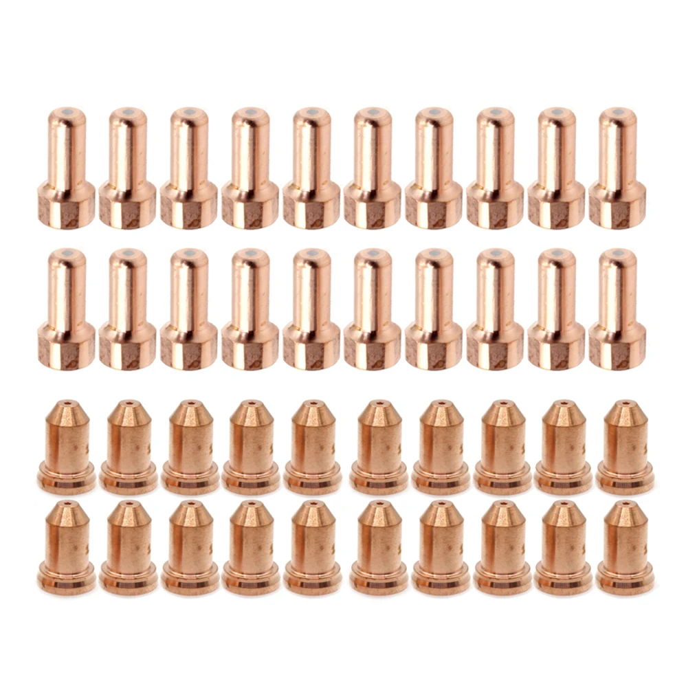 

For Plasma Cutting Plasma Electrode Tip Cut45 Cutter Copper Material Nozzle Aperture 1.0mm Quality Control Standards