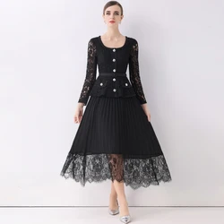 Summer Autumn Floral Embroidery Lace Tulle Wedding Dress Women Sleeveless Tank Bridesmaids Party Midi Vestidos Female Long Robe