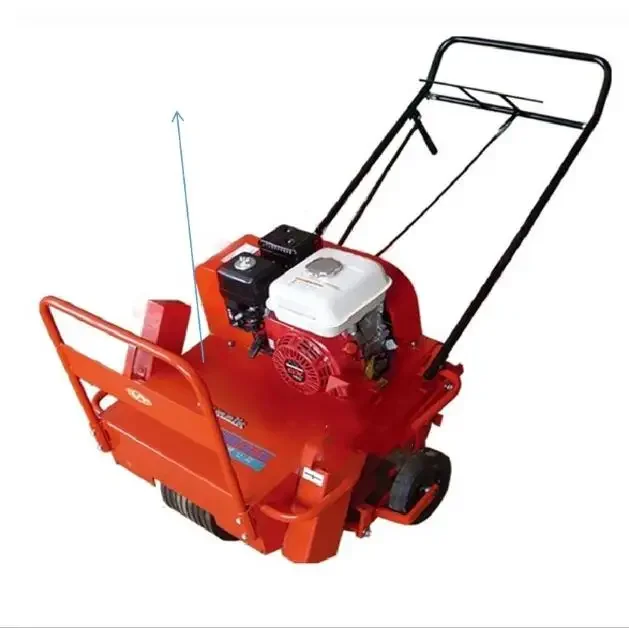 Grass Aeration Drilling Hand Push Lawn Punching Machine / Aeration Gasoline Drill Grass Hand Push Lawn Punching Machine