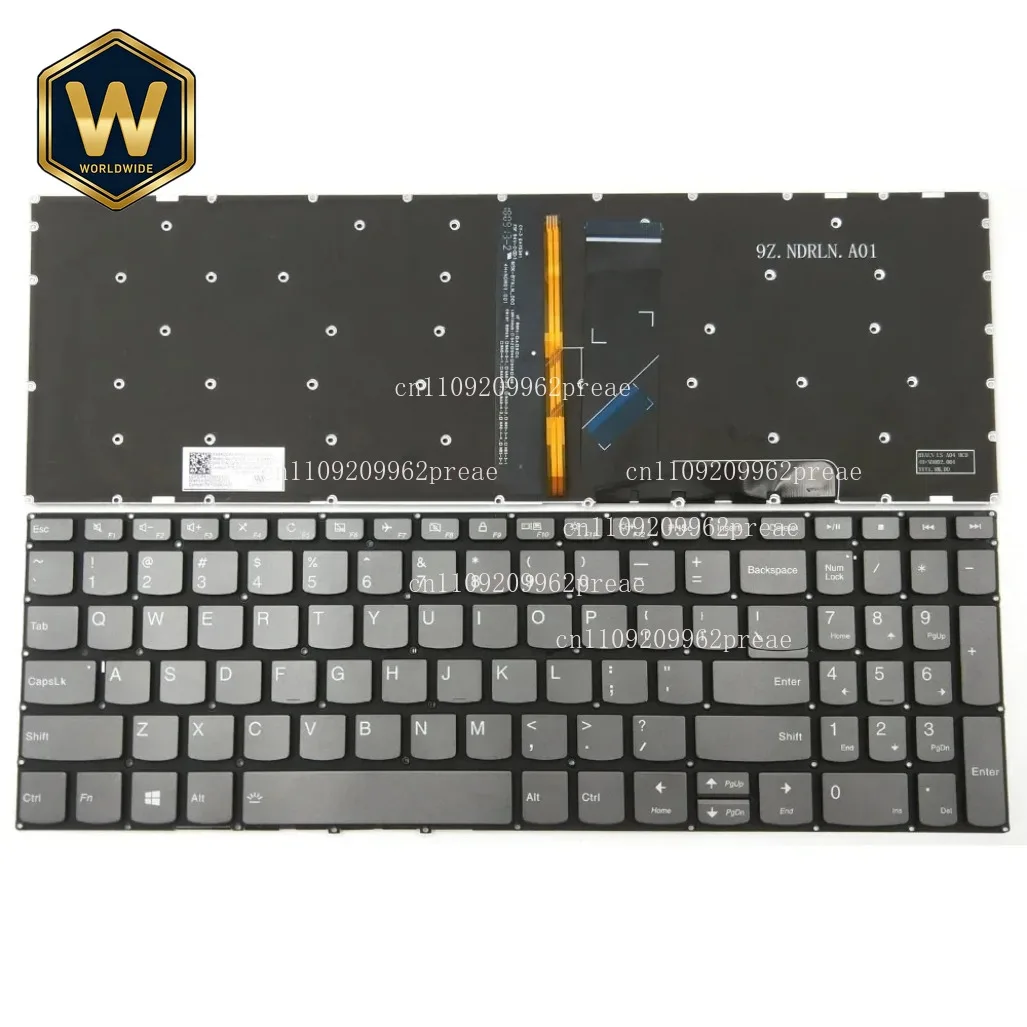 

Клавиатура для ноутбуков Lenovo Ideapad 330S-15ARR/330S-15AST/330S-15IKB/720S-15IKB/V330-15IKB/V330-15ISK, американская раскладка, с подсветкой