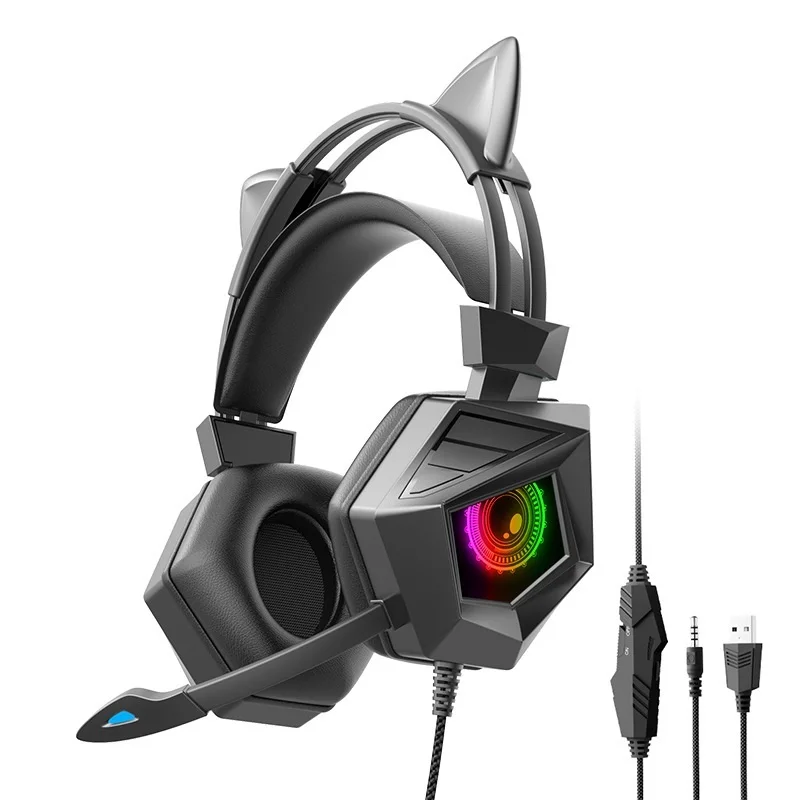 Explosive wired headphones, gaming computers, mobile phones, headphones, head mounted esports earphones