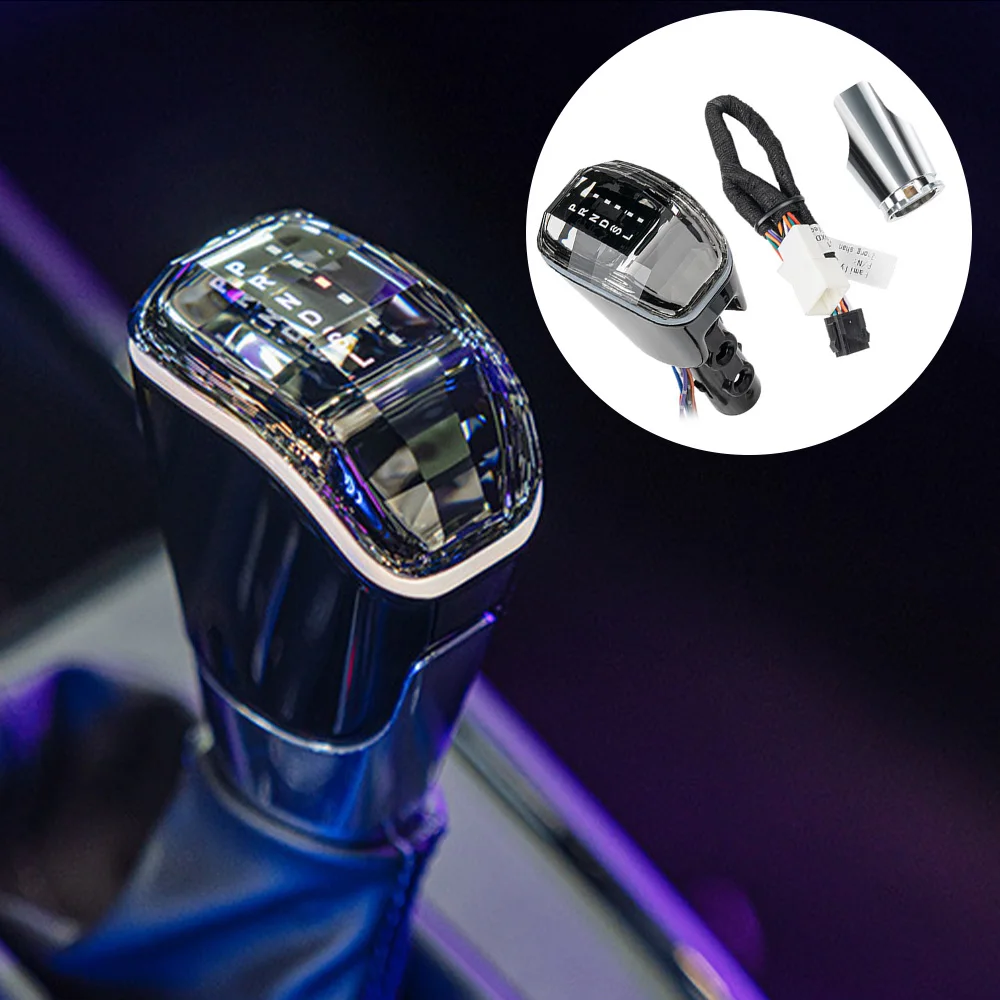Car Crystal Gear Shift Knob Handle Lever Head for Honda 10th Generation Accord 2017-2022 Inspire 2019-2024 CR-V 2023-2025 LHD