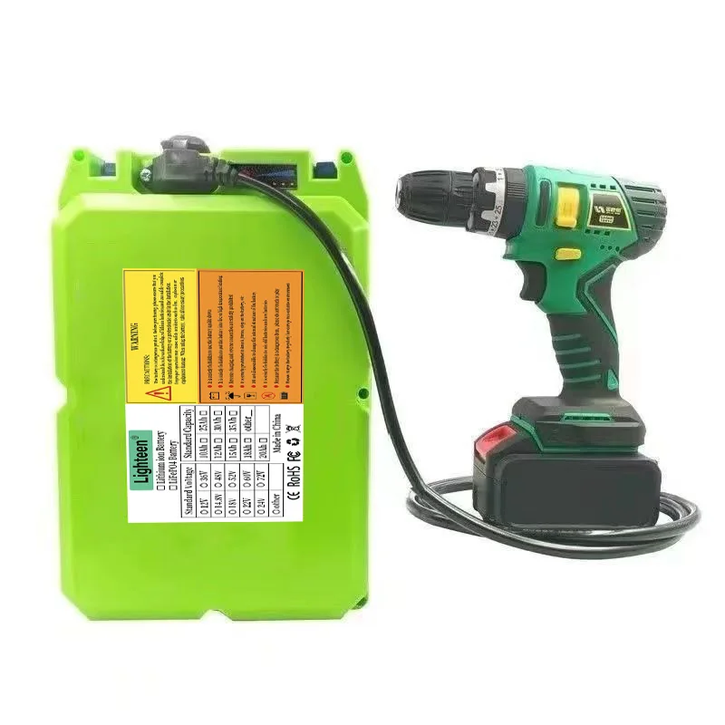 The new 24v10Ah/15Ah/20Ah portable lithium-ion garden mower battery is suitable for a variety of hedge electric garden tools