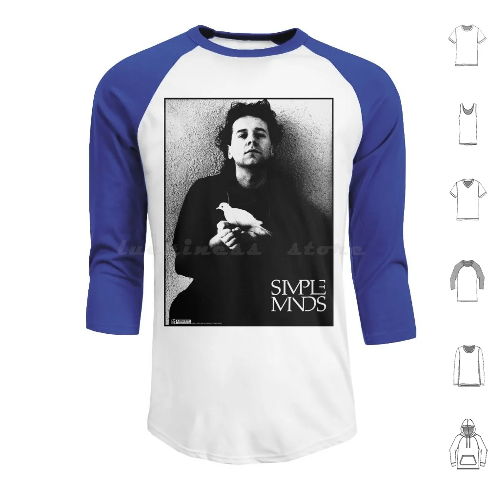 Simple Minds-Ghostdancing sweats à capuche à manches longues Simple Minds Jim Kerr il était une fois 1986 vivre japon japonais vivant et