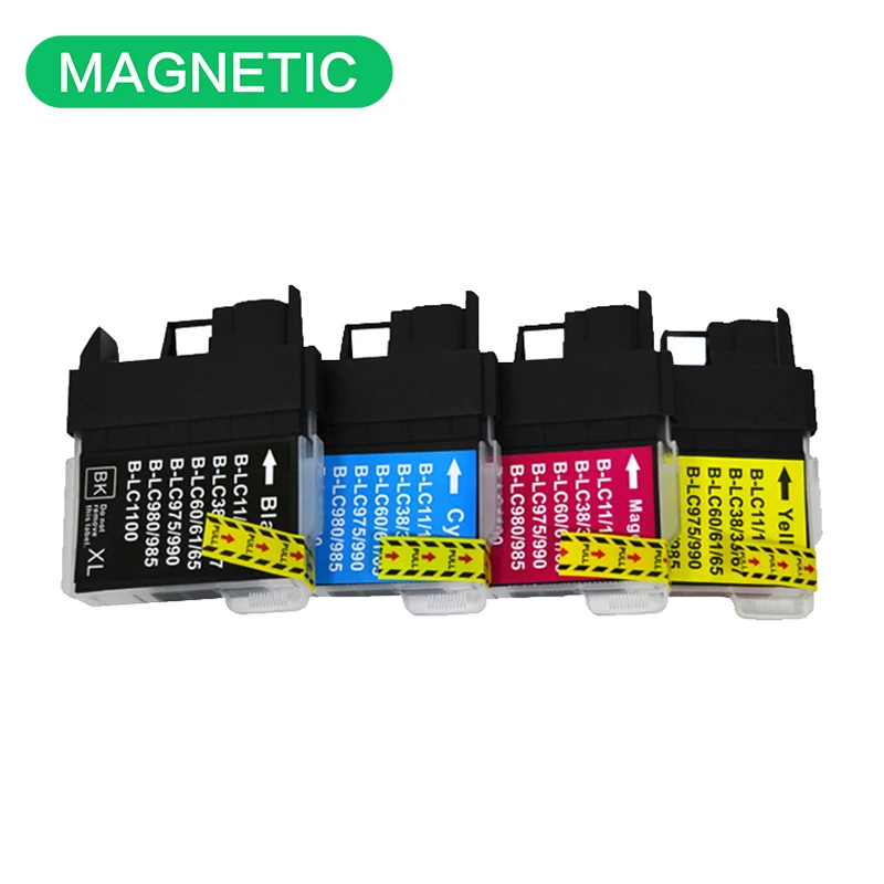 8PCS Ink Inkjet Cartridges LC11 16 38 LC 11 16 38 Ink Cartridge for Brother DCP-385C DCP-390CN DCP-395CN DCP-535CN printer ink