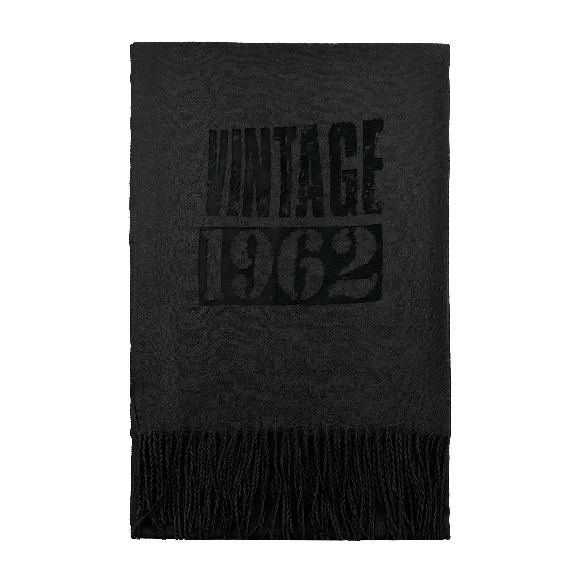 

Винтаж 1962 года, ретро-текст, искусство, шаль премиум-класса, шарф, модный стильный теплый аксессуар, подарок для нее