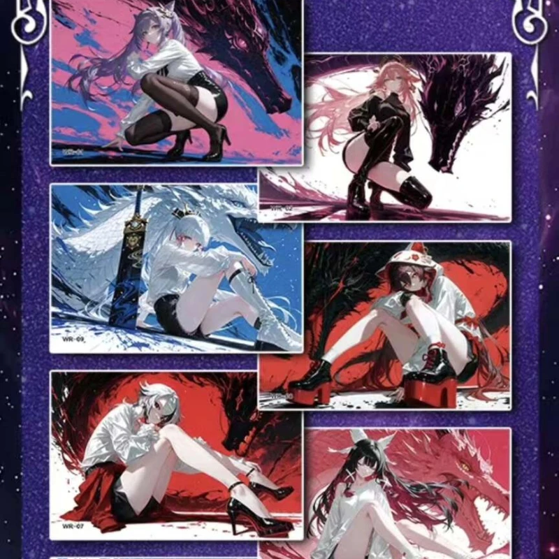 

Коллекционная карта Meicard Genshin Impact серии Starry Dream: Райдэн Сёгун Фурина, с голографическим УФ-покрытием высокой плотности