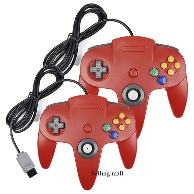 Mando con cable largo N64 para Nintendo 64, mando Dualshock