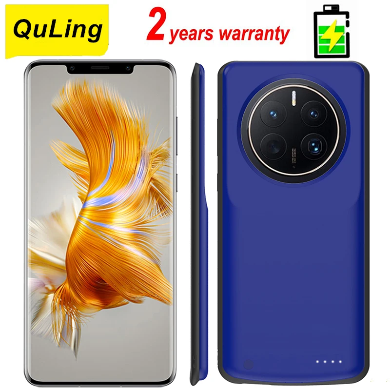 

Модный чехол Power Bank 10000 мАч для Huawei Mate 50 Pro Mate 50E, чехлы для зарядного устройства, чехол для телефона Powerbank Mate 50 Pro