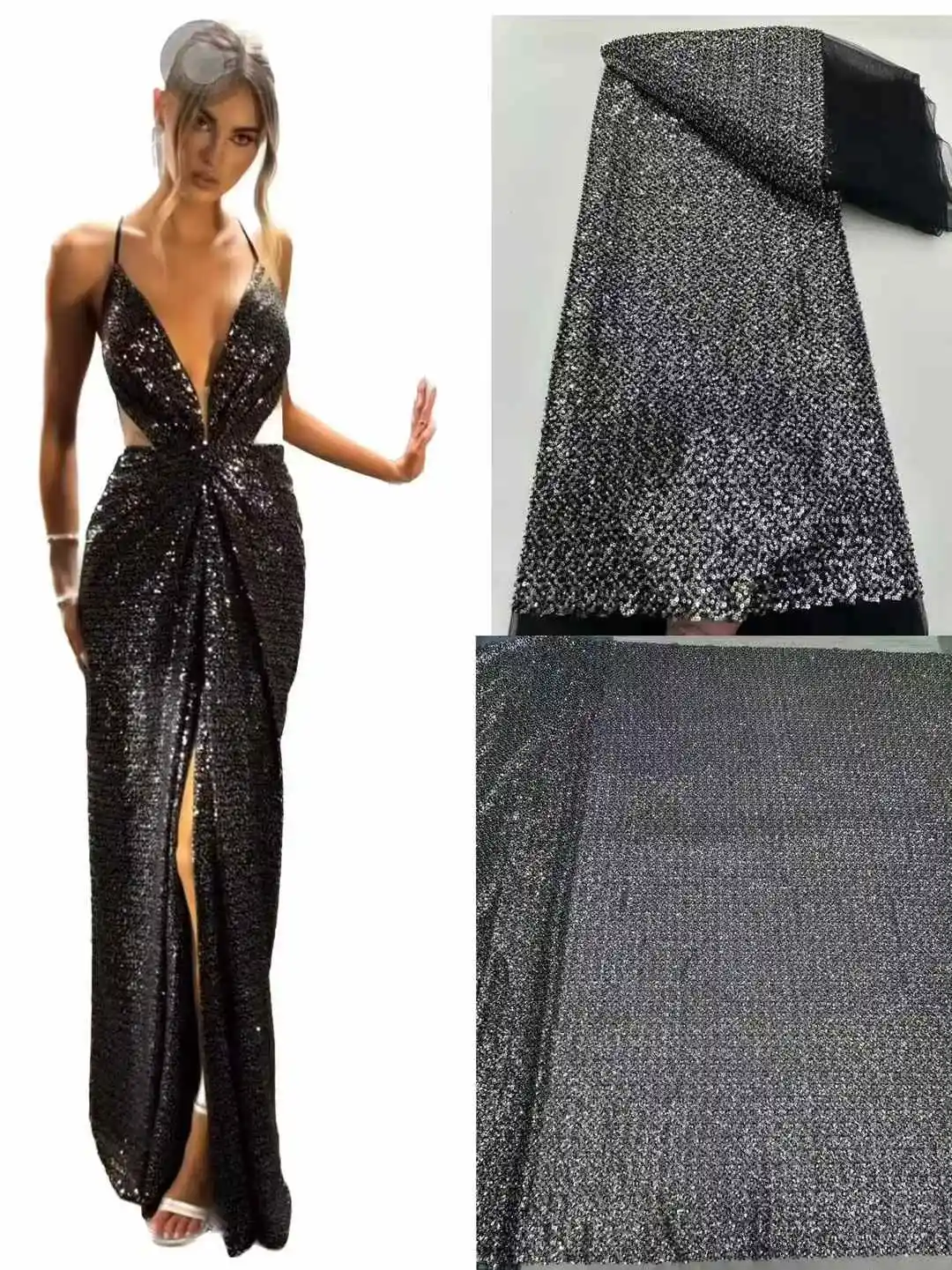 أفريقيا النيجيري مطرز الفرنسية شبكة الدانتيل مع الترتر جودة عالية 2025 التطريز الدانتيل الترتر الدانتيل لفساتين الزفاف النساء