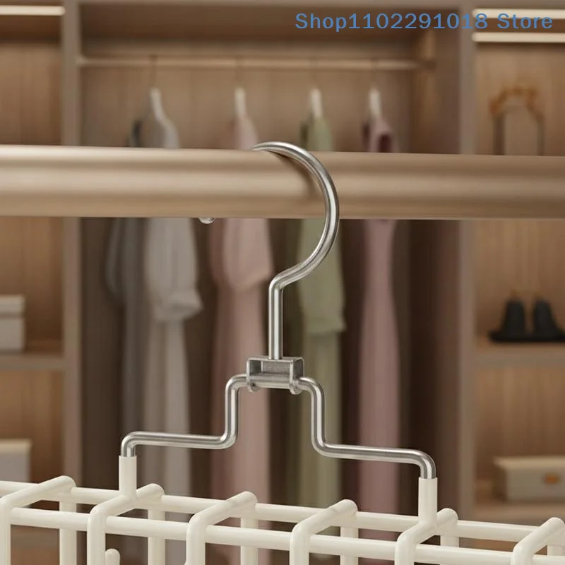 practicalSpace Saving Multi Hook Hanger 360 Degree Rotating Durable Organizer for Bras Camisoles Tank Tops Hats Wardrobe Storag