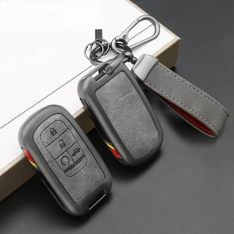 Premium Zinc Alloy Key Cover Case for Honda Accord 11th Gen/Civic 10th Gen/CR-V/UR-V/Breeze/Inspire (2023) - Key Fob Shell