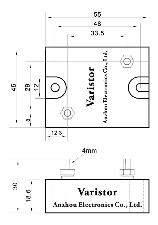 Varistor CK158 generator rectifier module 9Y9412 voltage sensitive module surge suppressor