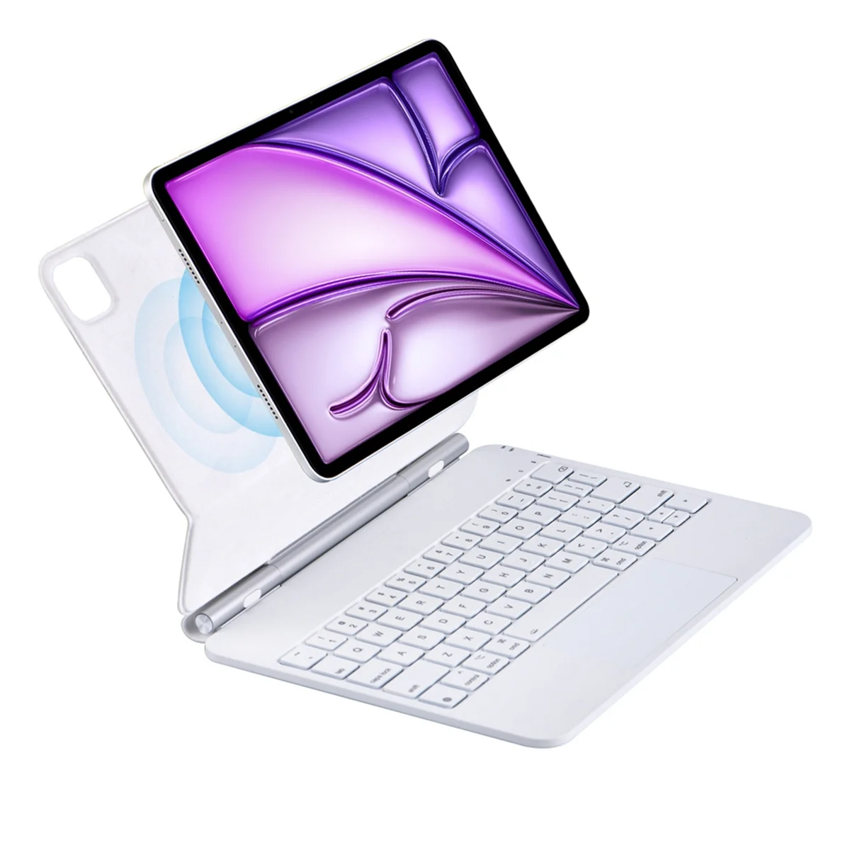 Teclado ATP-Magic para Air 6 11 Polegadas Tablet Case Touchpad Magnético Teclado Sem Fio Bluetooth Branco