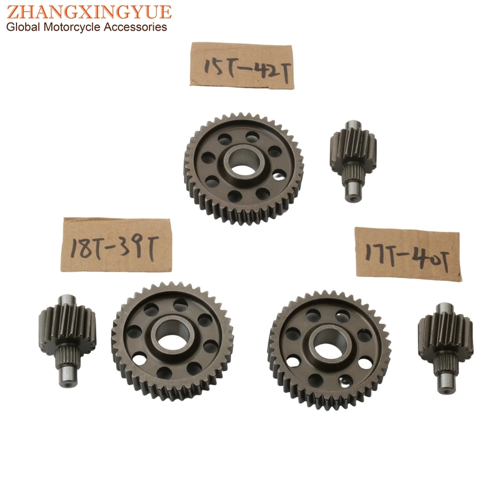 Scooter Pcx 150 Top Racing Secondary / Final Drive Gears 15T/42T 17T/40T 18T/39T For Honda Ww150 Pcx150 Sh150i Vario150cc 4T