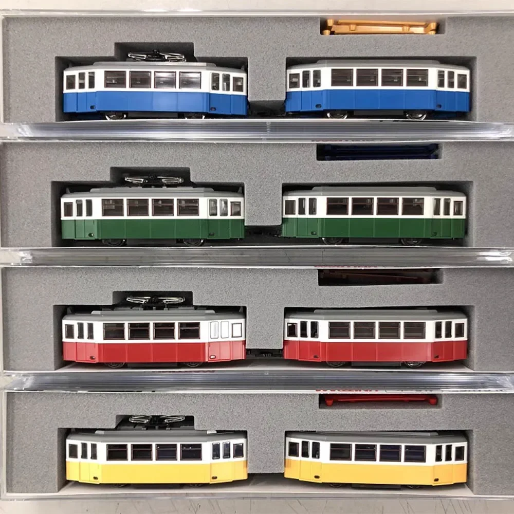 N Train Model KATO 14-806 Street Tram MINI Blue, Green, Various Optional Track Toy Cars