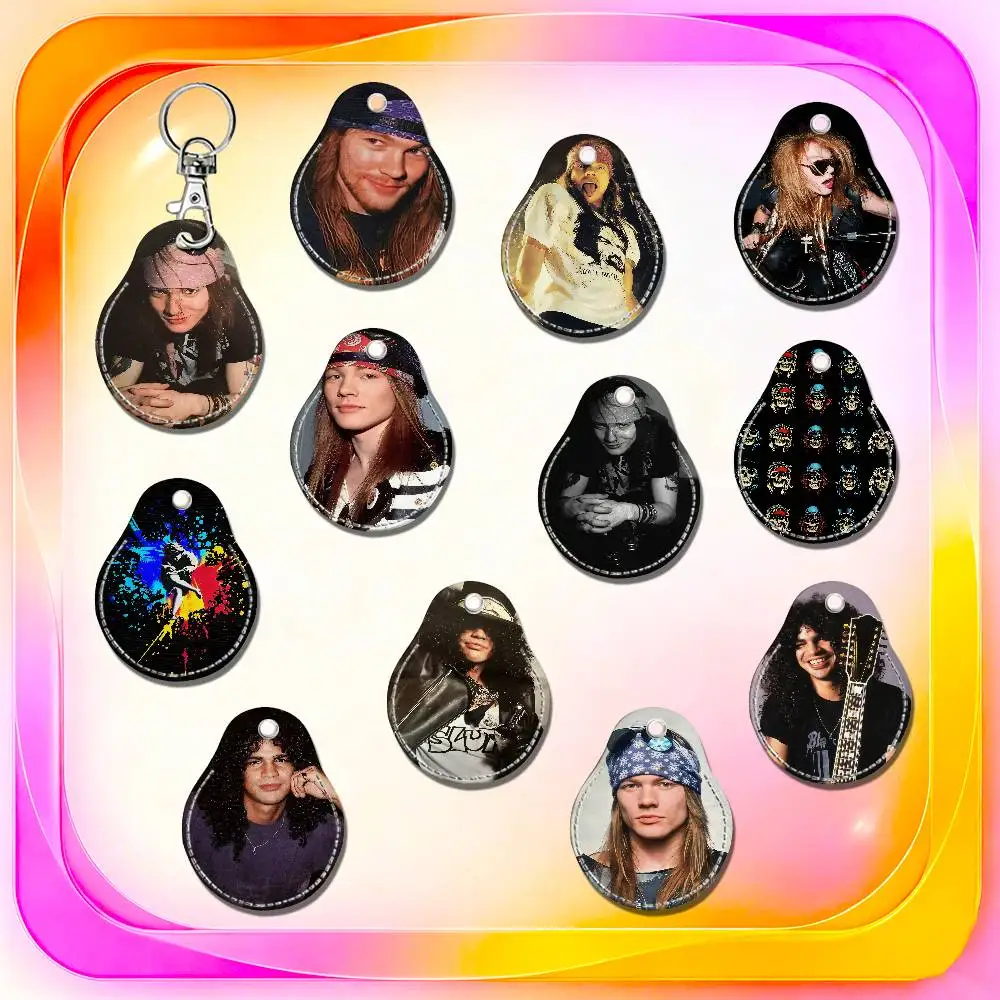 For Saul Hudson Guns N Roses Axl Rose For Air Tag Case Card Holder Keychain ID Badge Credit Bank Access For AirTag Case Shell