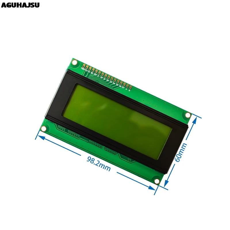Módulo LCD de retroiluminação azul serial IIC/I2C/TWI 2004 para Arduino UNO R3 MEGA2560 20 X 4 2004
