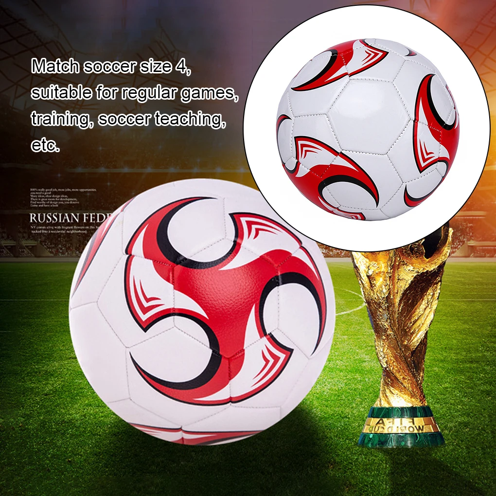 

Size 4 Football Professional Beginner Match Sport Soccer Practicing Balls Exercising Equipment for School Children Football