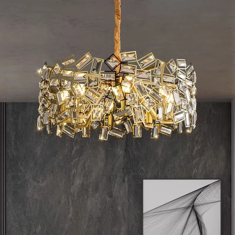 

Nordic Home Decor Crystal Pendant Lamps Suitable for Kitchen Island Board A Living Room Chandelier Indoor Lighting Hang Fixtures