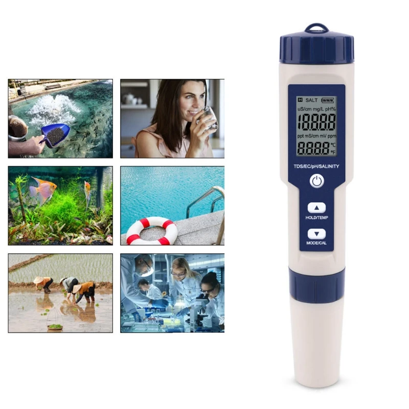 

Измеритель качества воды TDS 0–1000ppm Диапазоны измерения Тестер воды TDS 0–1000ppm TOP